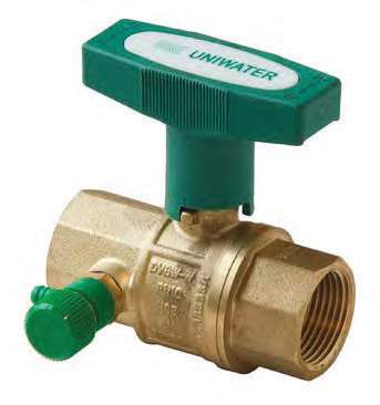 UNIWATER сферичен кран CW617N DN15‑DN50 PN10 DVGW