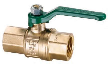 Сферичен кран HSE UNIWATER, DN10‑DN100, PN50, CW617N, стоманен лост, PTFE уплътнение