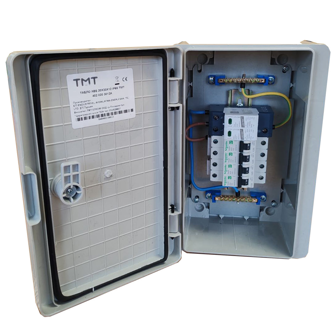 AC Променливотоково монофазно защитно табло до 12 kW