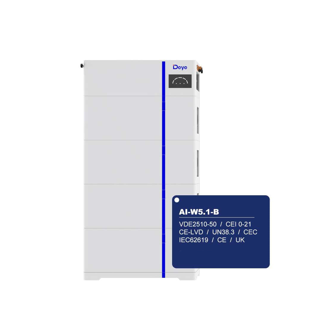 DEYE AI-W5.1-B - Energy storage battery 5.12 kWh (low voltage, with cables)