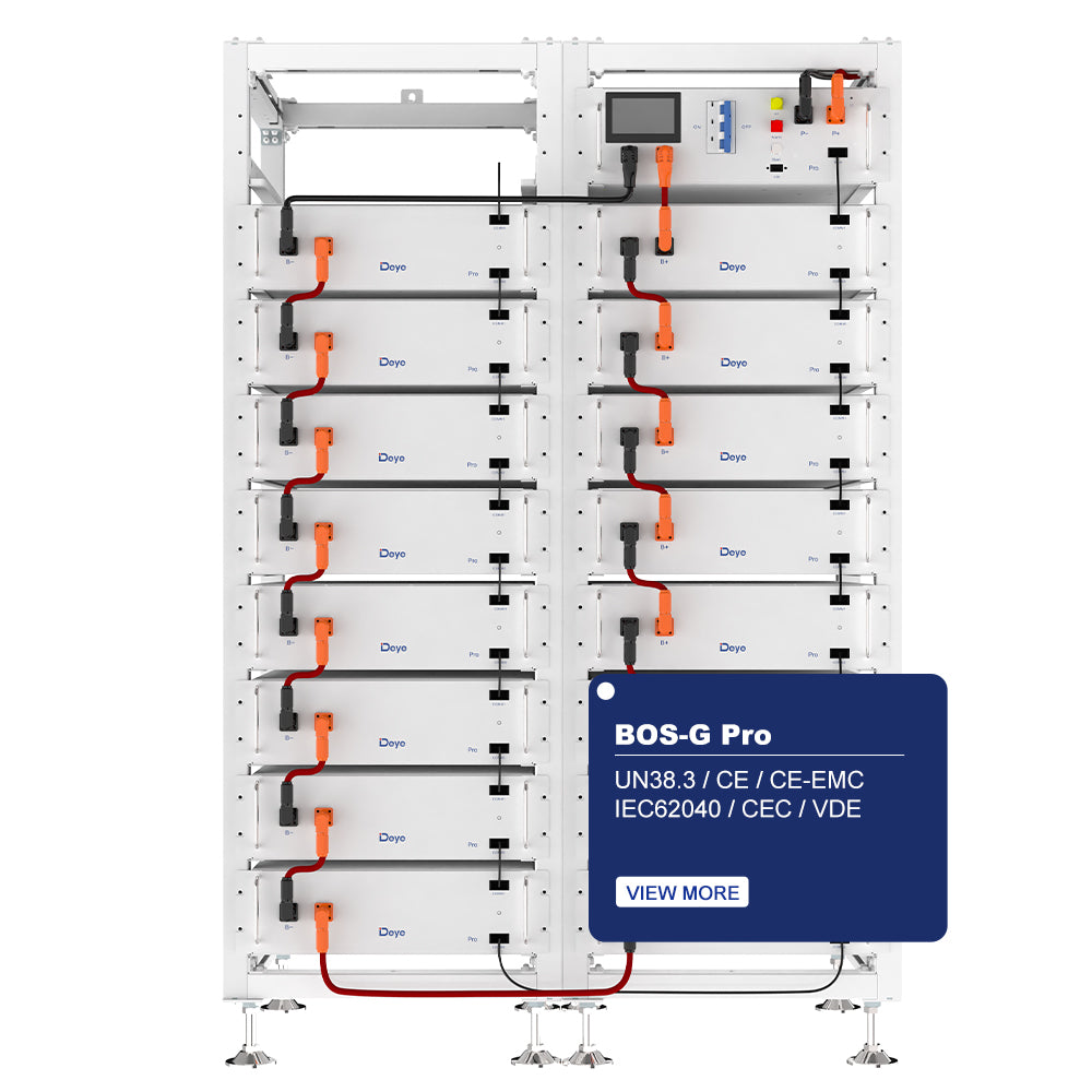 DEYE BOS-G-PDU-2 PRO | Control box for HV batteries | 1000V / 100A | All cables included | 10 year warranty