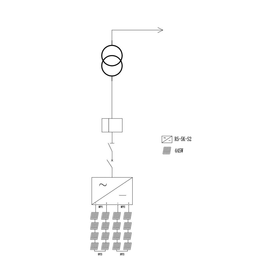 Монофазен мрежов инвертор SAJ 6KW, R5-6K-S2-15- Wifi-D, 2 MPPT