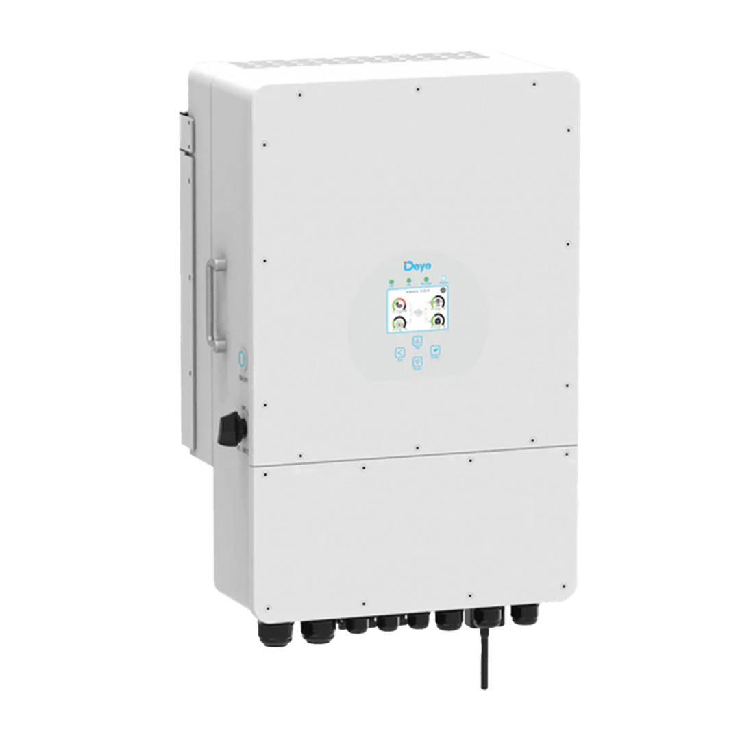 Комплект хибриден трифазен инвертор Deye 8KW+SUNWODA Atrix-5+комплект кабели