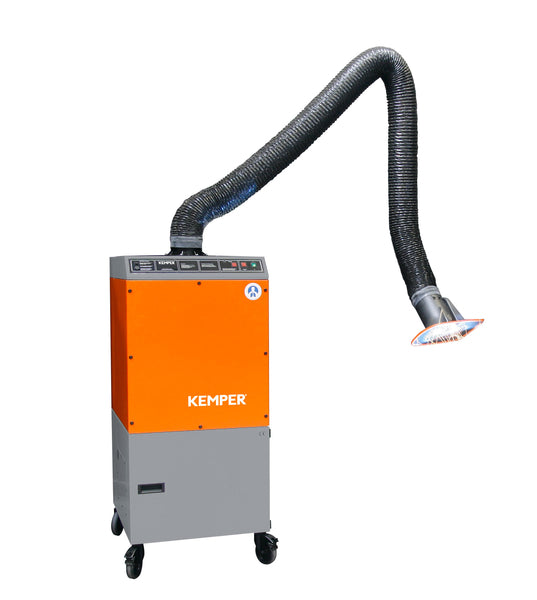 Kemper Cartridge filter unit with 1 rigid metal tube arm, 4,0 m, Ø 150 mm