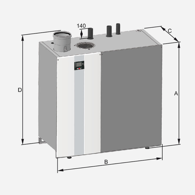 Газов котел кондензен MGK-2-130-300кВ