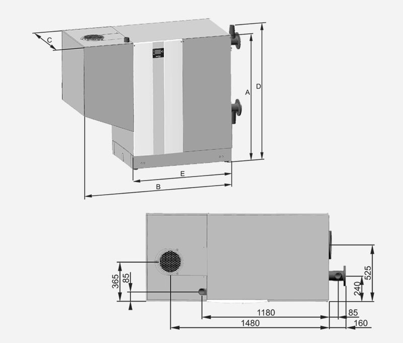 Газов котел кондензен MGK-2 390-630кВ