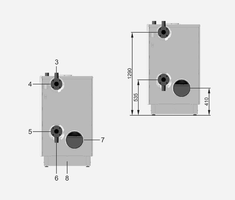 Газов котел кондензен MGK-2 390-630кВ