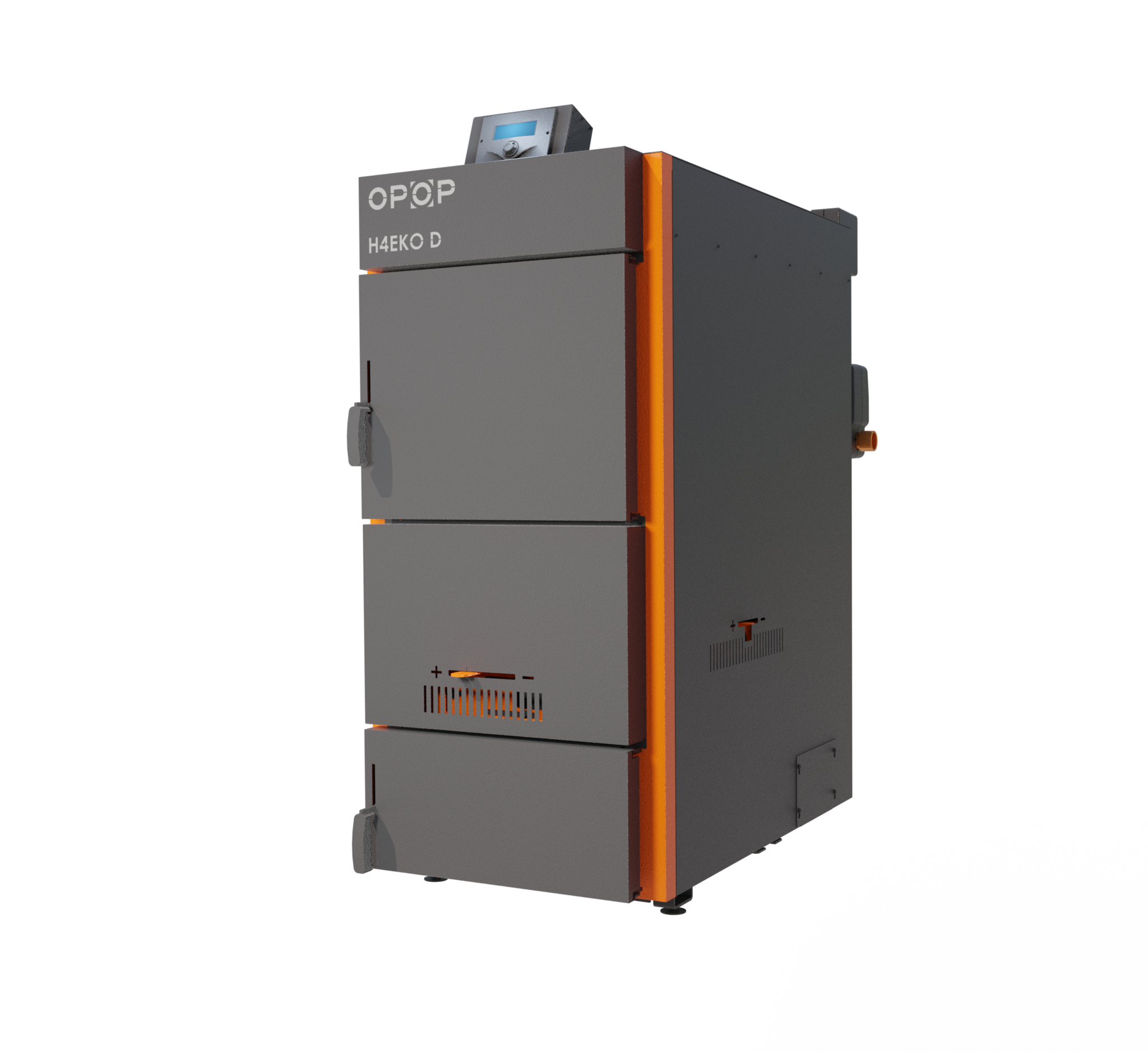 OPOP H425 EKO-D MAX S - Пиролизен котел на дърва 25 kW