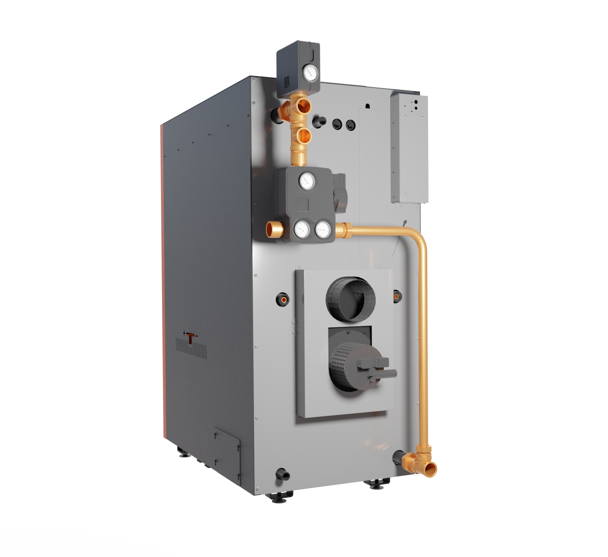 OPOP H425 EKO-D MAX S - Пиролизен котел на дърва 25 kW