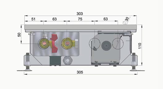 Подов конвектор KT110