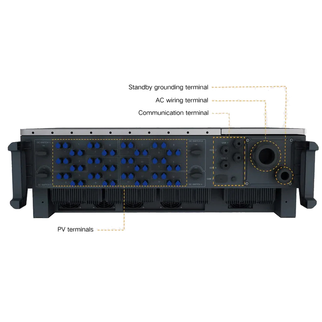 Трифазен мрежов инвертор Sungrow 250KW, 800V, ASG01523, SG250HX for 1500Vdc System
